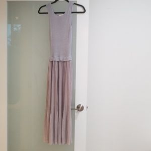 Knit and Chiffon Dress